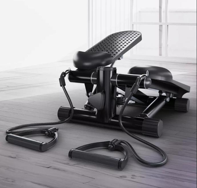 SYNXIN stepper 2 en 1 - entrenamiento de fuerza para piernas, brazos y glúteos con pantalla LCD